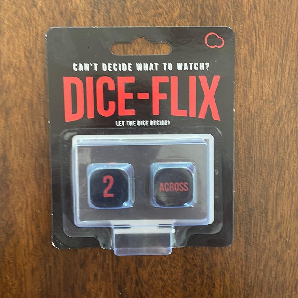 Dice game. Dice-flic. Roll the dice to decide what to watch on Netflix
